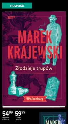 Książka Złodzieje trupów oprawa twarda Marek Krajewski promocja w Empik