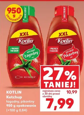 Ketchup łagodny promocja w Kaufland