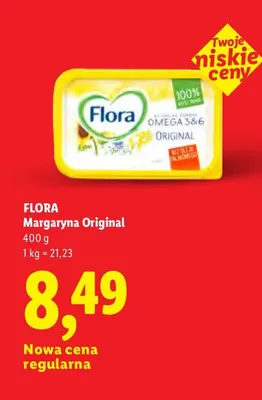Margaryna Original Flora promocja w Lidl