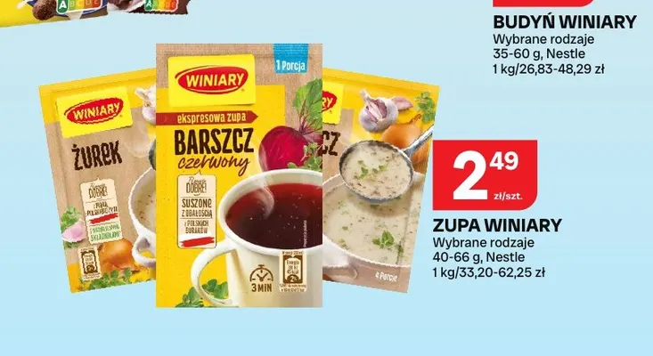 Zupa Winiary promocja w Chorten