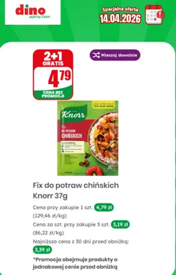 Fix do potraw chińskich promocja w Dino