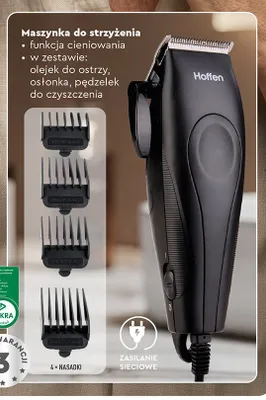 Maszynka do strzyżenia Hoffen promocja w Biedronka