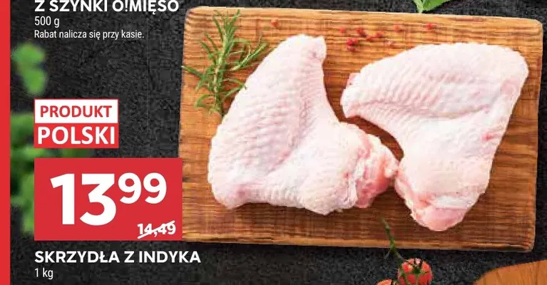 Skrzydła z indyka promocja w Stokrotka
