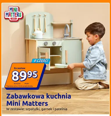 Zabawkowa kuchnia Mini Matters promocja w Action