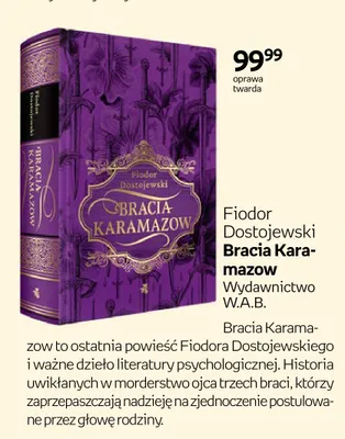 Książka Bracia Karamazow Fiodor Dostojewski promocja w Empik
