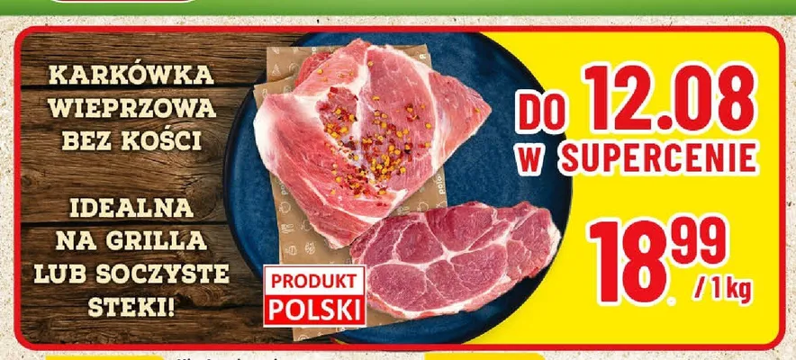 Karkówka wieprzowa bez kości promocja w POLOmarket
