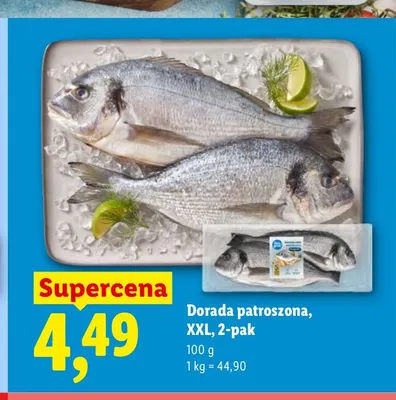 Dorada patroszona XXL 2-pak promocja w Lidl