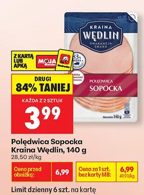 Polędwica Sopocka promocja w Biedronka