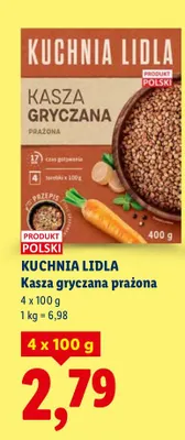 Kasza gryczana prażona Galinta promocja w Lidl