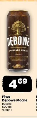 Piwo Dębowe Mocne promocja w Netto