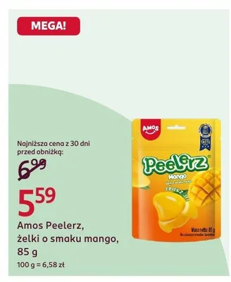 Żelki o smaku mango promocja w Rossmann