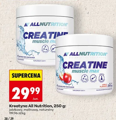 Kreatyna max 250 g, różne smaki promocja w Biedronka