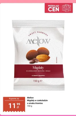 Migdały w czekoladzie o smaku tiramisu promocja w Dino