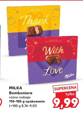 Bomboniera Milka promocja w Kaufland