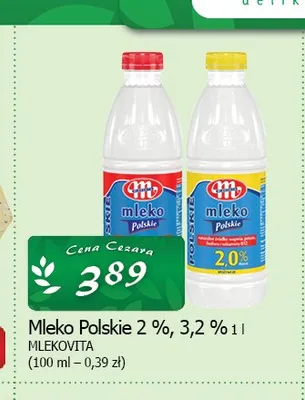 Mleko Polskie 2% Mlekovita promocja w CEZAR Delikatesy