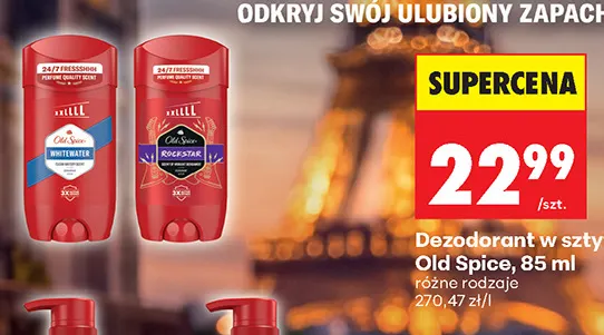 Dezodorant w sztyfcie Old Spice Whitewater promocja w Biedronka