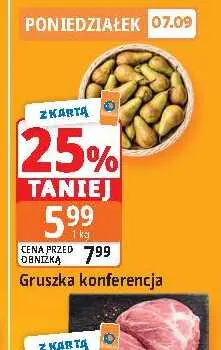Gruszki konferencja promocja w Leclerc