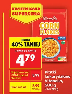 Płatki kukurydziane Corn Flakes promocja w Biedronka