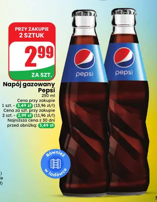 Napój gazowany Pepsi promocja w Dino