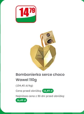 Bombonierka serce choco promocja w Dino