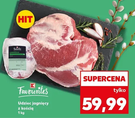 Udziec jagnięcy z kością promocja w Kaufland