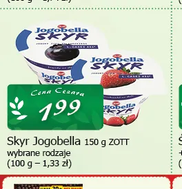 Skyr Jogobella Zott promocja w CEZAR Delikatesy