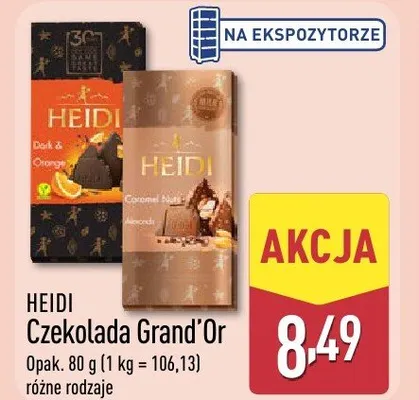 Czekolada Grand'Or Dark & Orange promocja w Aldi