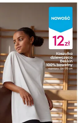 Koszulka dziewczęca Bekkin promocja w Pepco