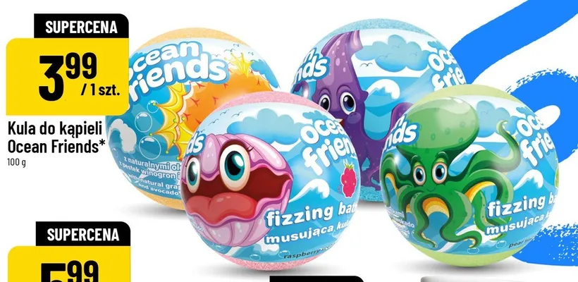 Kula do kąpieli Ocean Friends promocja w POLOmarket