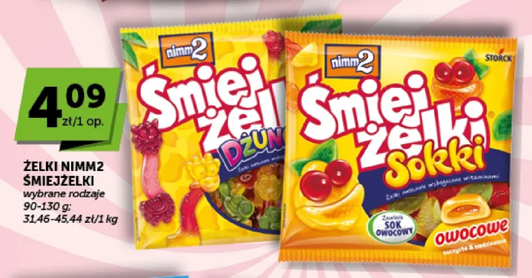 Żelki nimm2 Śmiejżelki Dżungla promocja w ABC