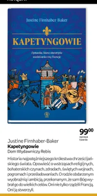 Książka Kapetyngowie Justine Firnhaber-Baker promocja w Empik
