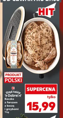 Kaczka z farszem z kaszą i grzybami Stąd Takie Dobre! promocja w Kaufland