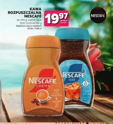 Kawa rozpuszczalna Nescafé Crema promocja w Stokrotka