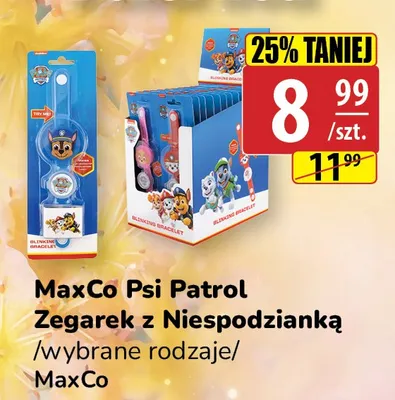 Zegarek z niespodzianką Psi Patrol MaxCo promocja w API Market