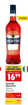 Aperitif Aperitivo promocja w Biedronka