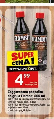 Zagęszczona podpałka do grilla Flambit promocja w Twój Market