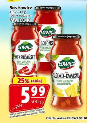Sos Łowicz promocja w Prim Market