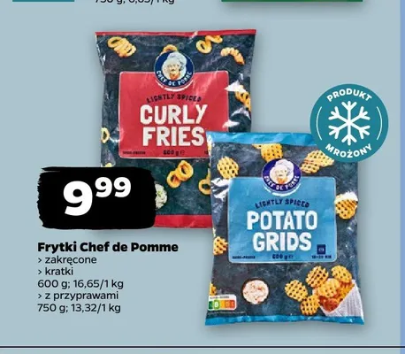 Frytki kratki Chef de Pomme promocja w Netto