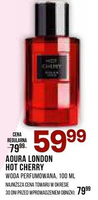 Woda perfumowana Aoura London Hot Cherry promocja w Drogerie Natura