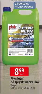 Płyn letni do spryskiwaczy Plak 5l promocja w Leclerc