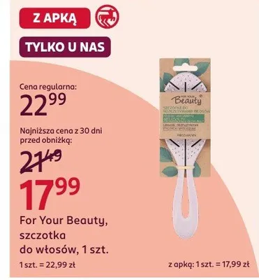 Szczotka do włosów promocja w Rossmann