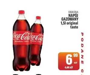 Napój gazowany Coca-Cola Original Taste promocja w Tomi Markt