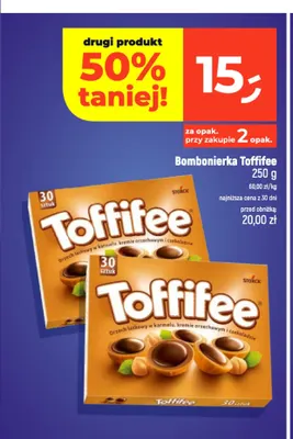 Bombonierka Toffifee promocja w Dealz