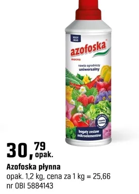 Nawóz płynny promocja w OBI