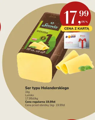 Ser typu holenderskiego Serovia promocja w Market Point