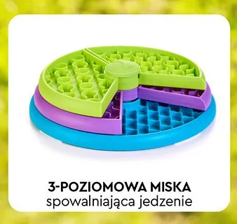 Miska spowalniająca jedzenie 3-poziomowa Activ Pet promocja w Biedronka