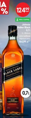 Whisky Johnnie Walker Black Label promocja w Żabka