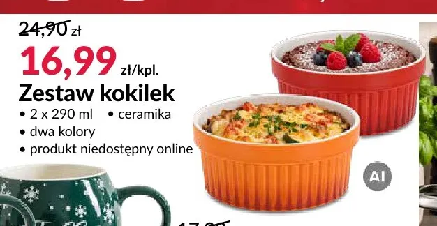 Zestaw kokilek 2x290 ml promocja w Salony Agata