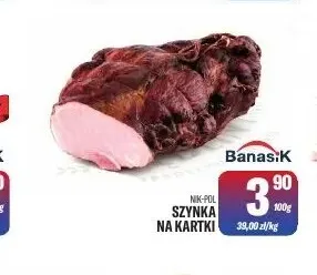 Szynka na kartki Nik-Pol promocja w Tomi Markt