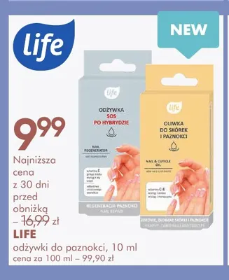 Odżywki do paznokci Life promocja w Super-Pharm